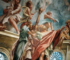 Apostle, detail from Assumption of Virgin