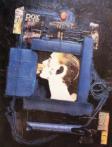 جي سي ريكاردي، سوتو شيافي، 1980، وسائط مختلفة على قماش، 130×170، إيطاليا.