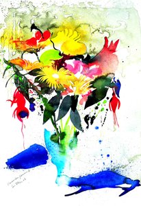 زهور نوفمبر II 56x36 بواسطة سيمون فليتشر