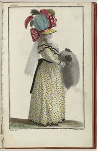 Cabinet des Modes أو Les Modes Nouvelles ، 15 مارس 1786 ، رر. أنا بواسطة كلود لويس Desrais