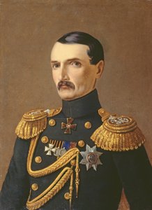 صورة للأدميرال فرجينيا كورنيلوف (1806-1854) ، بطل شبه جزيرة القرم