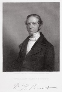 ويليام هيكلينج بريسكوت ، نقشها توماس ب. ويلش (1814-1874) بعد نمط داغر بواسطة AS and Hawes، J. Southworth