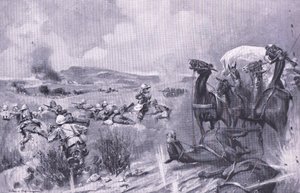 الهجوم على القافلة في بوفلسبورت ، التوضيح من بعد بريتوريا: حرب العصابات ، 1902