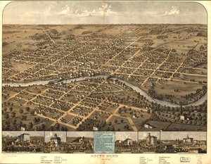 ساوث بيند ، إنديانا 1866.