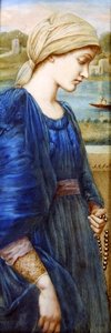 Flamma Vestalis بعد السير EC Burne-Jones ، c1890 (ألوان مائية على العاج)