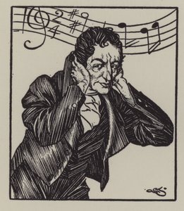 Illustration for The Essays of Elia by Charles Lamb (litho) بواسطة أ. غارث جونز