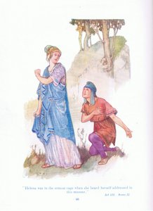 كانت هيلينا في حالة من الغضب الشديد عندما سمعت نفسها تخاطب بهذه الطريقة (حلم ليلة منتصف الصيف) ، من حكايات من حانة شكسبير. بواسطة Ward Lock & Co Ltd بواسطة جاكسون