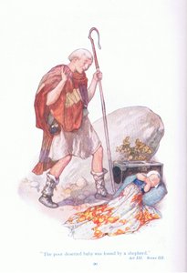 The poor deserted baby was found by a shepherd (The Winter