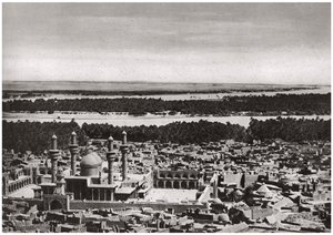 الكاظمية ، المدينة المقدسة قرب بغداد ، من طائرة ، العراق ، 1925