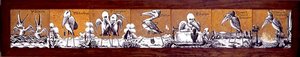 لوحة البلاط ، c1876 (وسائط مختلطة) بواسطة أ. ماسون