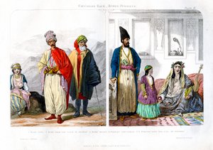 العرق القوقازي ، الأكراد والفرس ، 1873. بواسطة أ. بورتر
