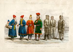 العرق المنغولي ، لابس وإسكيمو ، القرن التاسع عشر. بواسطة أ. بورتر