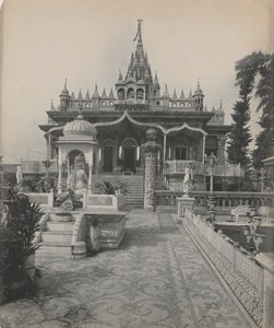 بارشناث ، معبد جاين ، كلكتا ، ج. 1890. بواسطة استوديو AWA Plâté