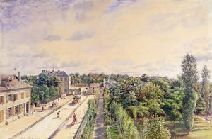 بيت الضيافة في سيفر ، c.1840 بواسطة A. de Lareuziere