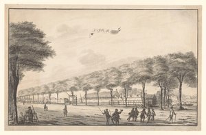 منظر لـ Fort de Waterplaats على Molenvliet في باتافيا مكان الماء (العنوان على الكائن)