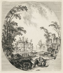 جزء من طريق Appian القديم (قسم من طريق Appian القديم) بواسطة أبي دي سان نون جان كلود ريتشارد بعد جان بابتيست لو برينس