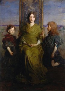 عذراء متوجة ، 1891. بواسطة أبوت هاندرسون ثاير