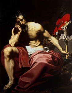 القديس جيروم ، حوالي 1610 (زيت على قماش) بواسطة إبراهيم (Attr.to) Janssens