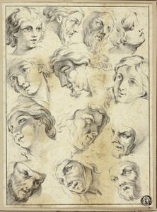 13 رسماً لوجوه مختلفة بواسطة إبراهيم بلويميرت