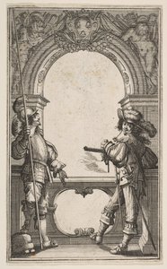 Frontispiece إلى Les Gardes Françaises ، 1632.