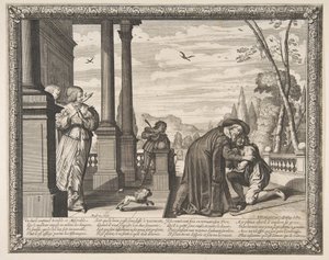 عودة الابن الضال ، كاليفورنيا. 1636. بواسطة إبراهيم بوس