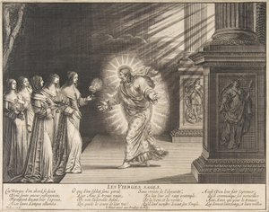 العذارى الحكيمون قبل المسيح ، كاليفورنيا. 1635. بواسطة إبراهيم بوس