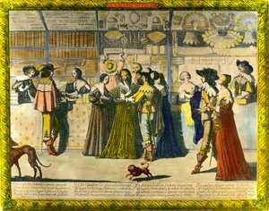 معرض نقش القصر الملكي لأبراهام بوس (1602-1676) القرن السابع عشر. مجموعة خاصة بواسطة إبراهيم بوس
