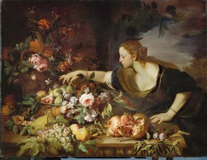 Femme prenant des fruits - امرأة تتناول الفاكهة ...