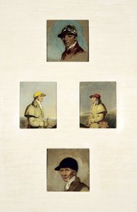 Studies of Jockeys (oil on canvas) بواسطة ابراهام كوبر