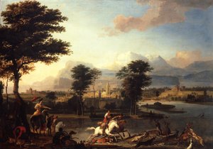 The Stag Hunt ، c.1675