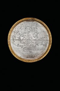 اثنين من الكرات الأرضية والسماوية استثنائية ، بدعم من هرقل وأطلس ، أوغسبورغ ، 1697-99 بواسطة إبراهيم درينتويت
