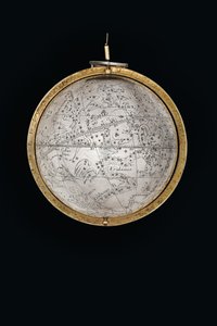 اثنين من الكرات الأرضية والسماوية استثنائية ، بدعم من هرقل وأطلس ، اوغسبورغ ، 1697-99 بواسطة إبراهيم درينتويت