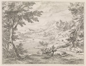 منظر نهر مع طريق River Landscapes (عنوان السلسلة)
