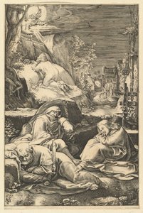 عذاب في الجنة ، من آلام المسيح ، كاليفورنيا. 1598-1653. بواسطة أبراهام هوغنبرغ
