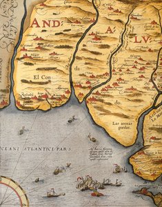 ميناء بالوس ، بواسطة أبراهام أورتيليوس (1528-1598) ، لوحة بواسطة إبراهيم أورتيليوس