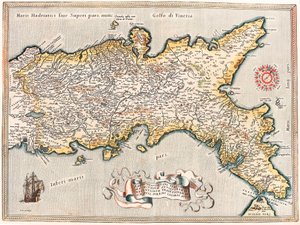 Regnu Naples والوصف الأكثر دقة للتقاليد القديمة والأكثر حداثة من Pyrrhus ، Liguori auet. خريطة جغرافية لإقليم مملكة نابولي في إيطاليا من "أطلس" لجيرارد مركاتور (أويرتيل أو أورتيلو أو أورتيل بواسطة إبراهيم أورتيليوس