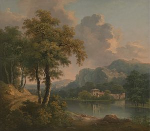 منظر التلال المشجر ، 1785.