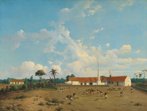 مصنع السكر Kemanglen بالقرب من Tegal (أو Tagal) ، جافا بواسطة ابراهام سالم