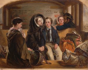 الدرجة الثانية - الفراق. هكذا جزء نحن أغنياء في حزن ، فراق فقراء. ، 1855. بواسطة ابراهام سليمان