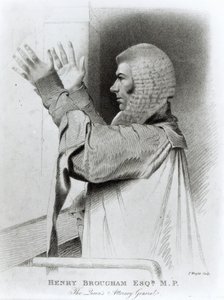 هنري بروغام إسق النائب ، النائب العام للملكة ، نقشها T.Wright ، 1821