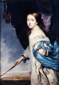 صورة الملكة كريستينا ملكة السويد 1626-1689 ، 1661