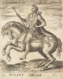 يوليوس قيصر من اثني عشر قيصرًا على ظهور الخيل ، 1565-1587.