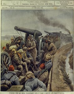 Balkan Wars (1912-1913), Last effort to save Constantinople sending troops and goods to Ciafalda line, December 1 بواسطة أخيل بيلترام