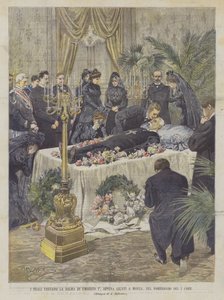 يزور أفراد العائلة المالكة Umberto I&39;s Salma ، الذي وصل للتو إلى مونزا ، بعد ظهر اليوم الأول بواسطة أخيل بيلترام