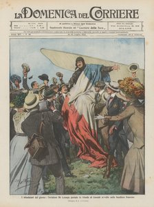 انتصارات اليوم ، غسالة De Lesseps جلبت إلى كندا ملفوفة في العلم الفرنسي