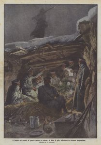 عيد الميلاد للجنود في حالة حرب داخل الخنادق ، خارج الصقيع ، والخوف المستمر تحت الأرض