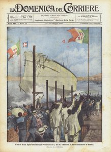 إطلاق Caracciolo الفائق الرهبة في R Cantiere di Castellammare di Stabia