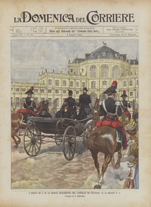 وصول SM مارجريتا في قلعة Stupinigi في 25 يونيو الولايات المتحدة
