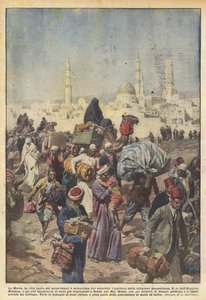 مكة المكرمة ، المدينة المقدسة للمسلمين ، مهددة من قبل الوهابيين ، المتشددون من الديانة المحمدية