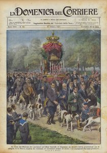 عيد راعي الصيادين في Castello di Stupinigi الحقيقي بواسطة أخيل بيلترام